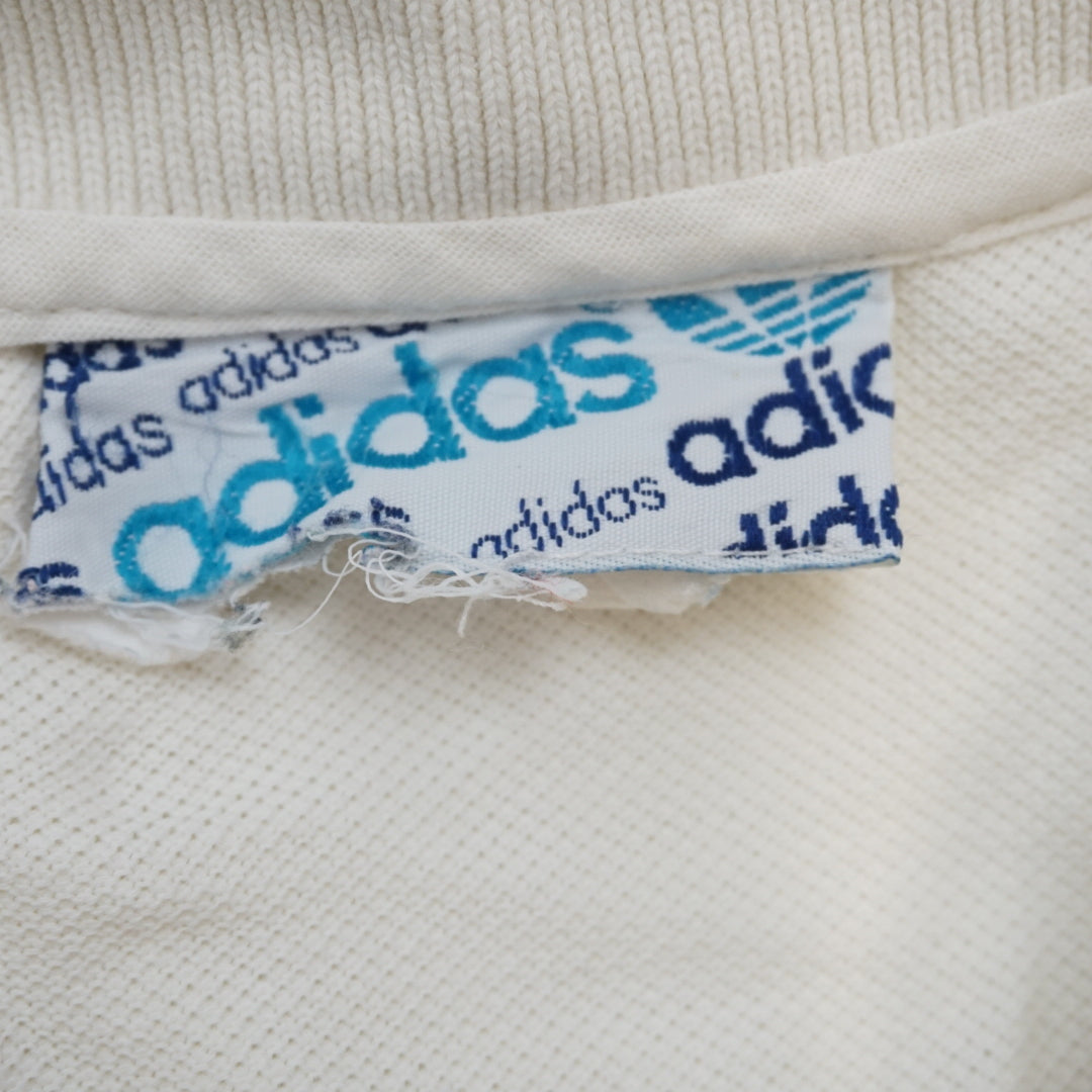 80s Adidas Trefoil Embroidered Polo