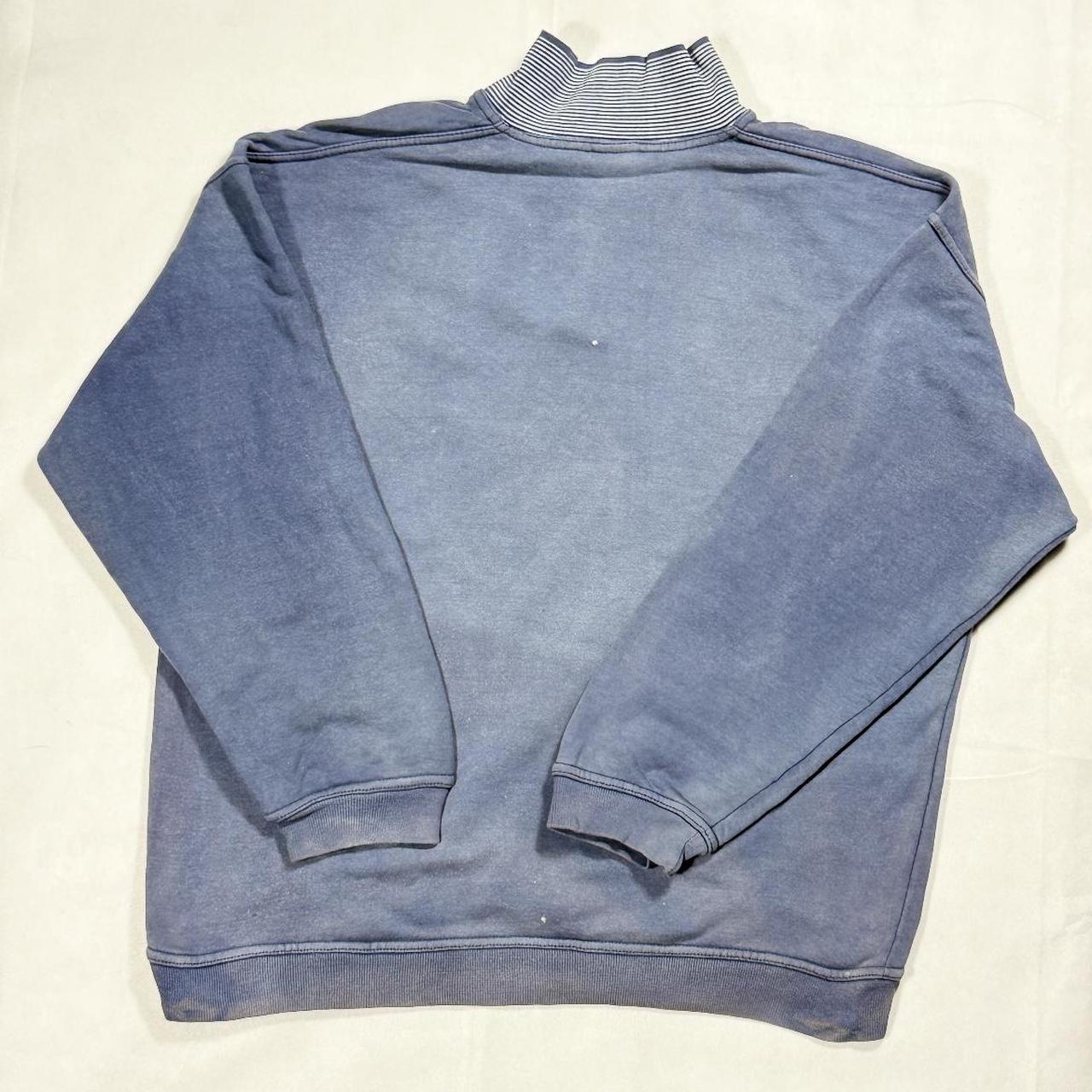 2000s Reebok Oversized Quarter Zip Sweater