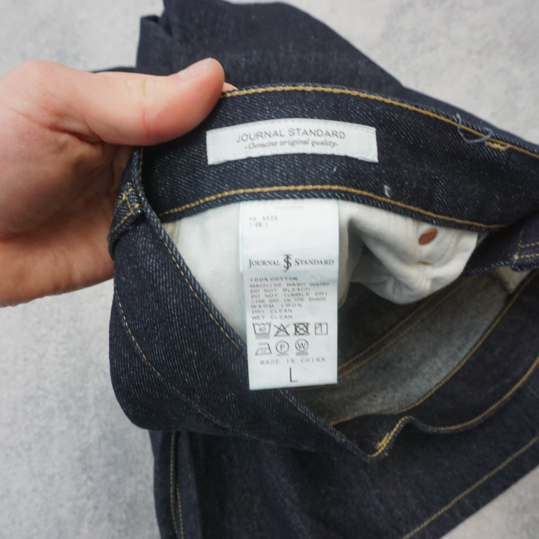 Journal Standard Wide Leg Raw Jeans