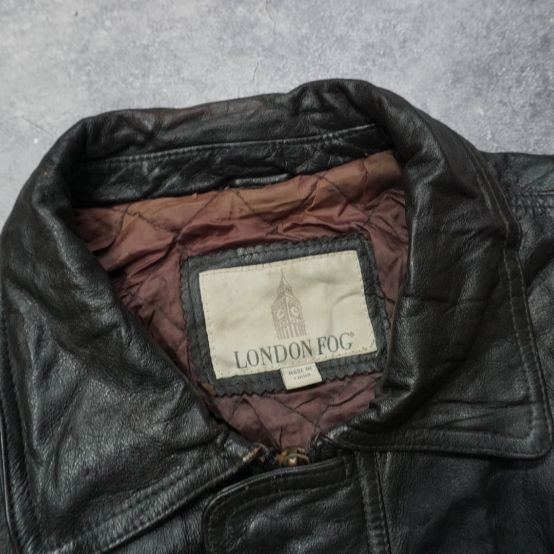 2000s London Fog Leather Jacket