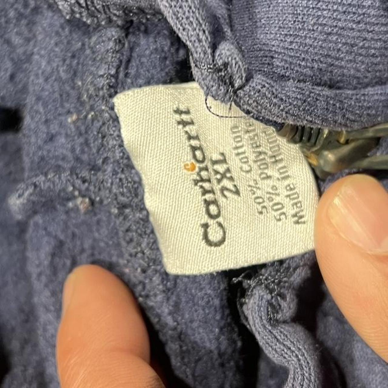 2000s Carhartt Boxy heavyweight Hoodie Zip Up