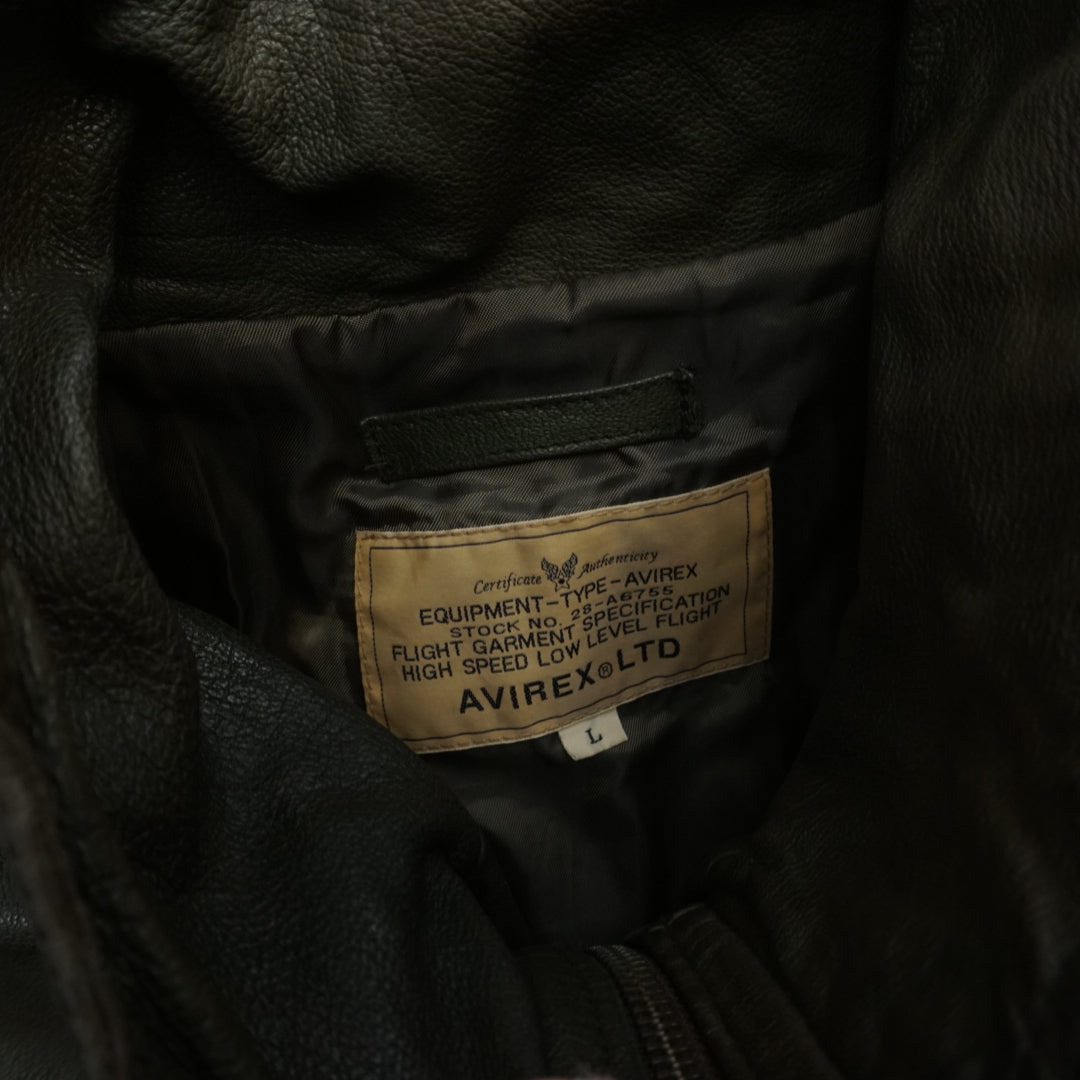 2000s Avirex Leather Jacket