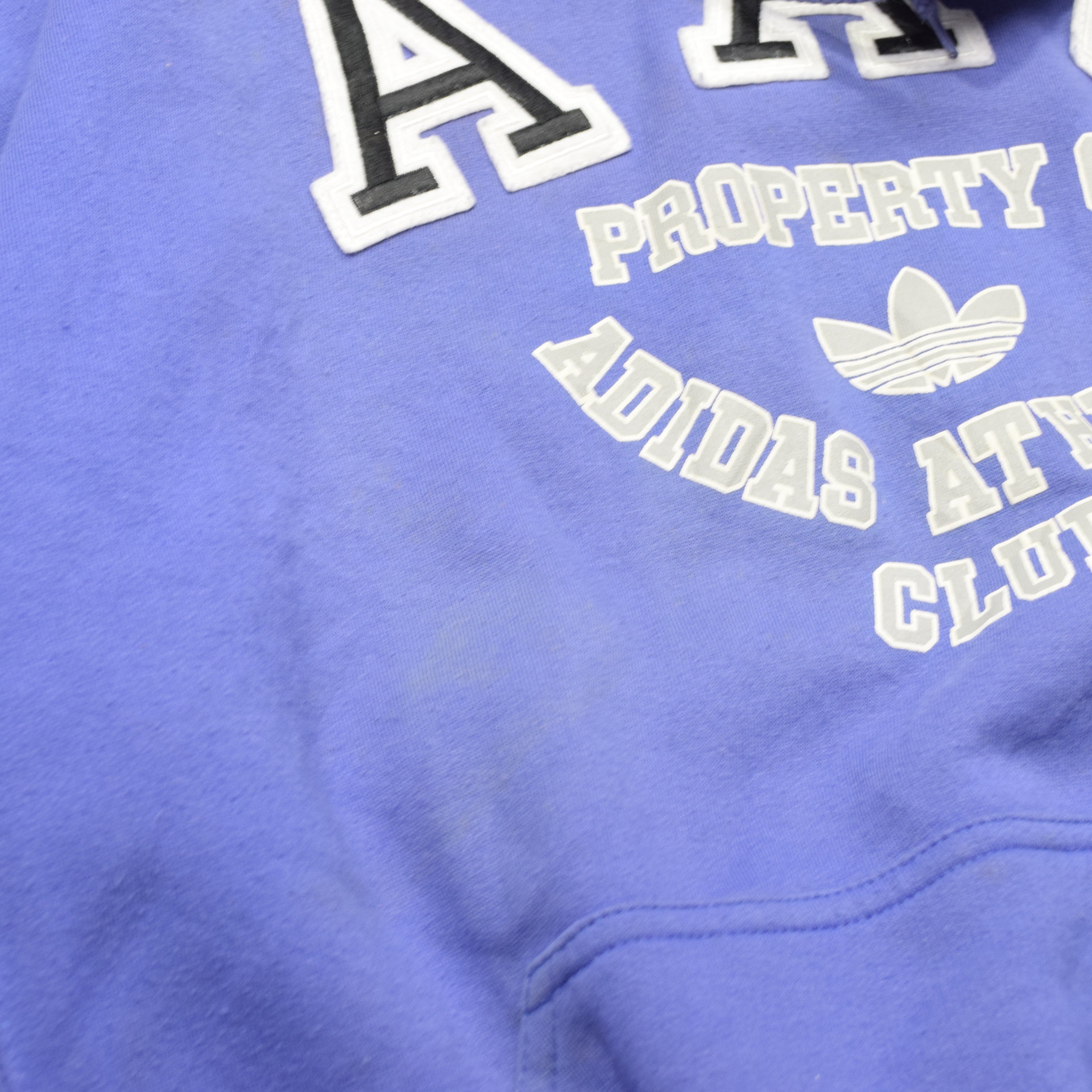 90s Adidas Athletic Club Graphic Hoodie