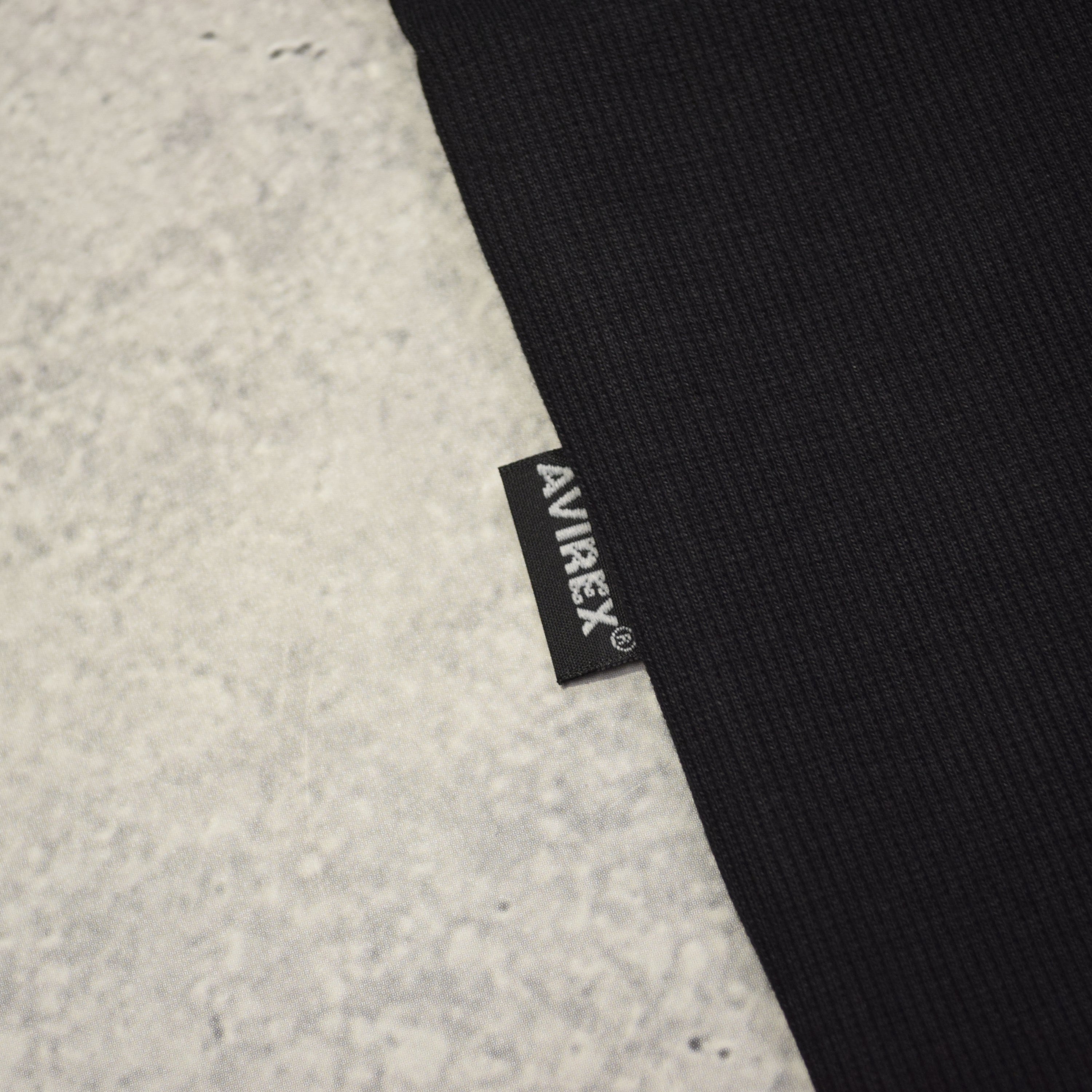 Avirex Ribbed Short Sleeve T-Shirt
