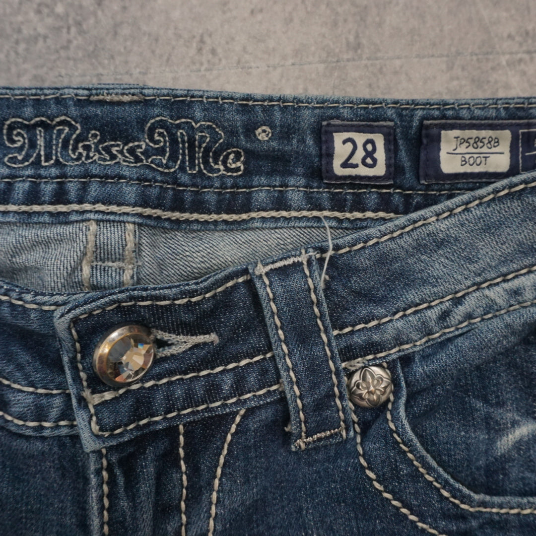 2000s Miss Me Bootcut Embellished Jeans