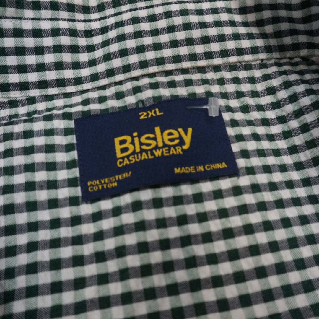 Bisley Gingham Short Sleeve Button Up