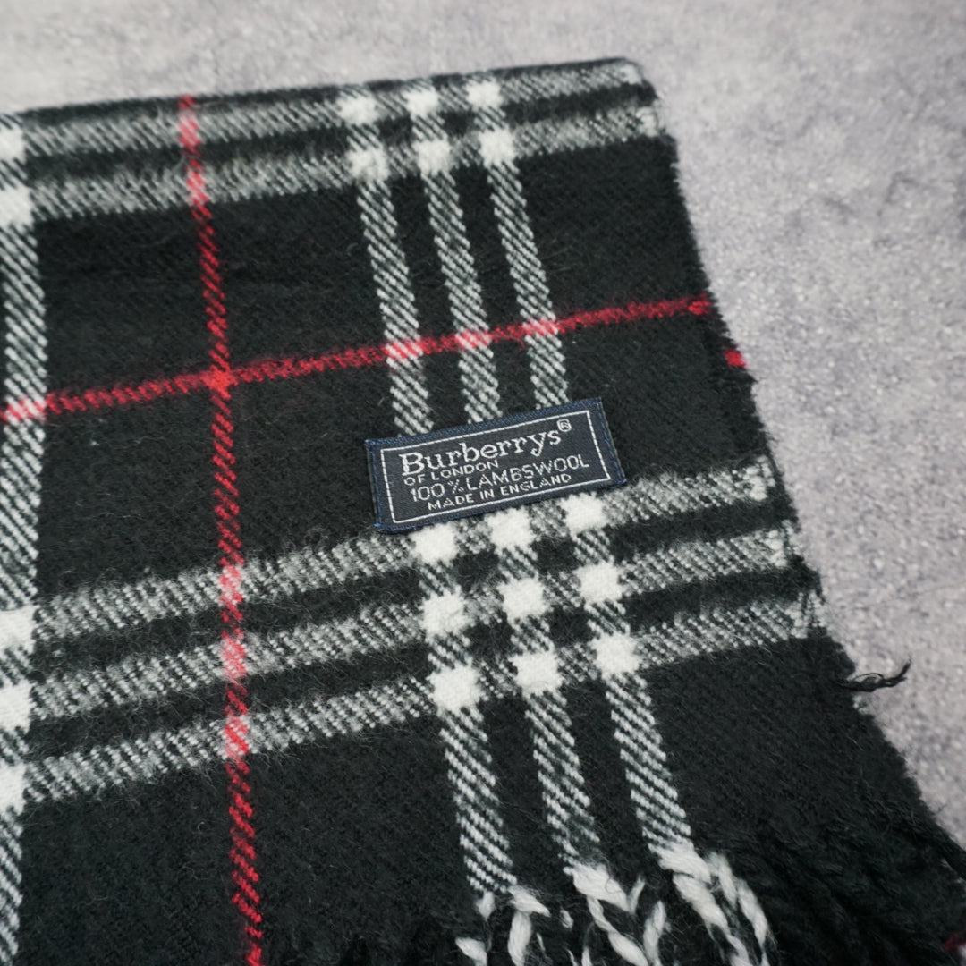 90s Burberry's Wool Scarf
