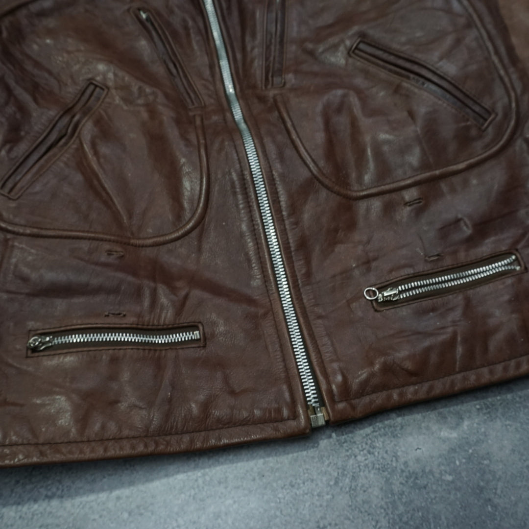 90s Trevor Leather Jacket