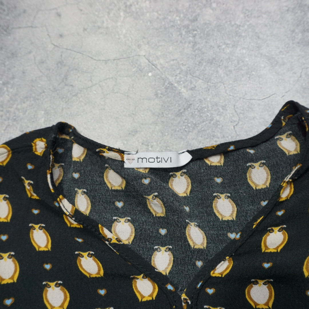 Motivi Owl Print Top