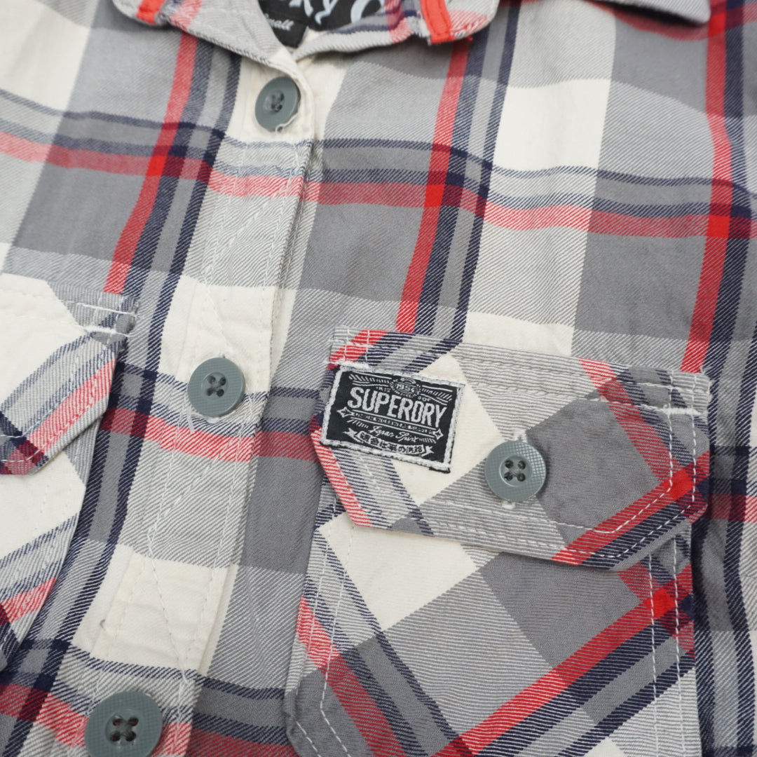 2000s Superdry Plaid Flannel Shirt