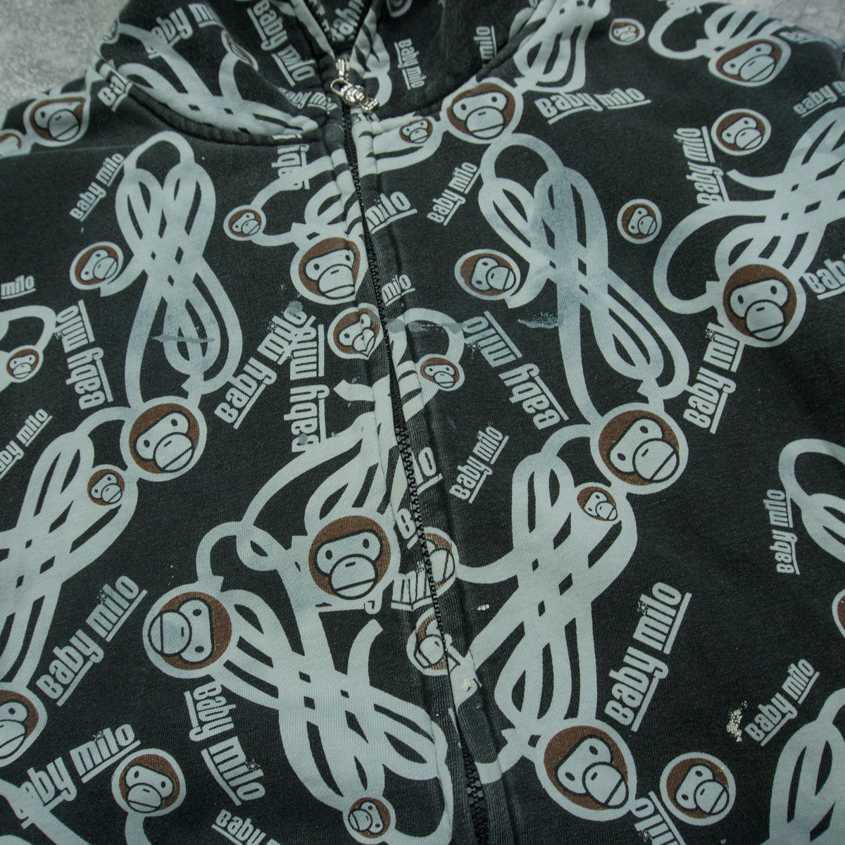 2000s A Bathing Ape Baby Milo Full Zip Hoodie