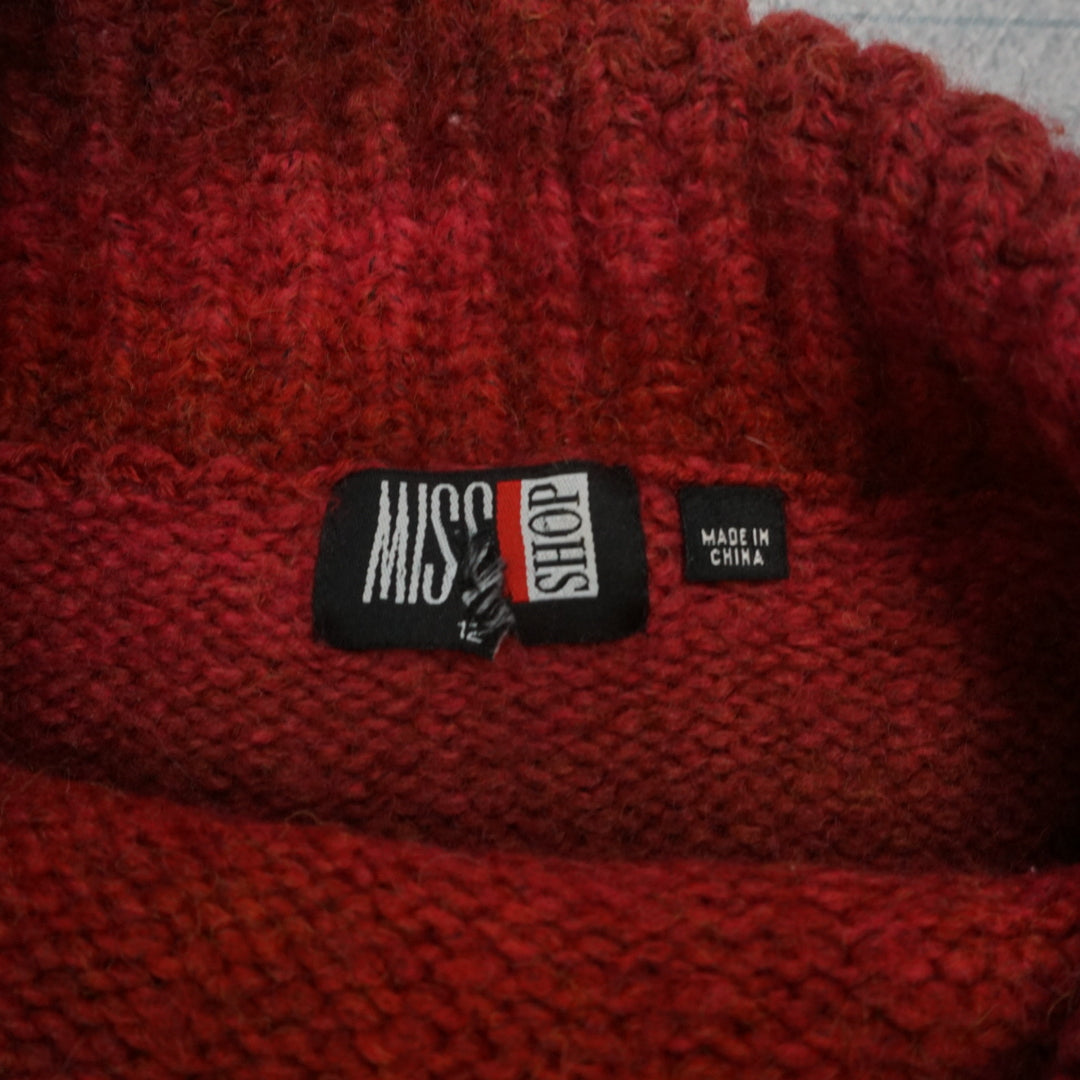 Miss Shop Textured Knit Sweater