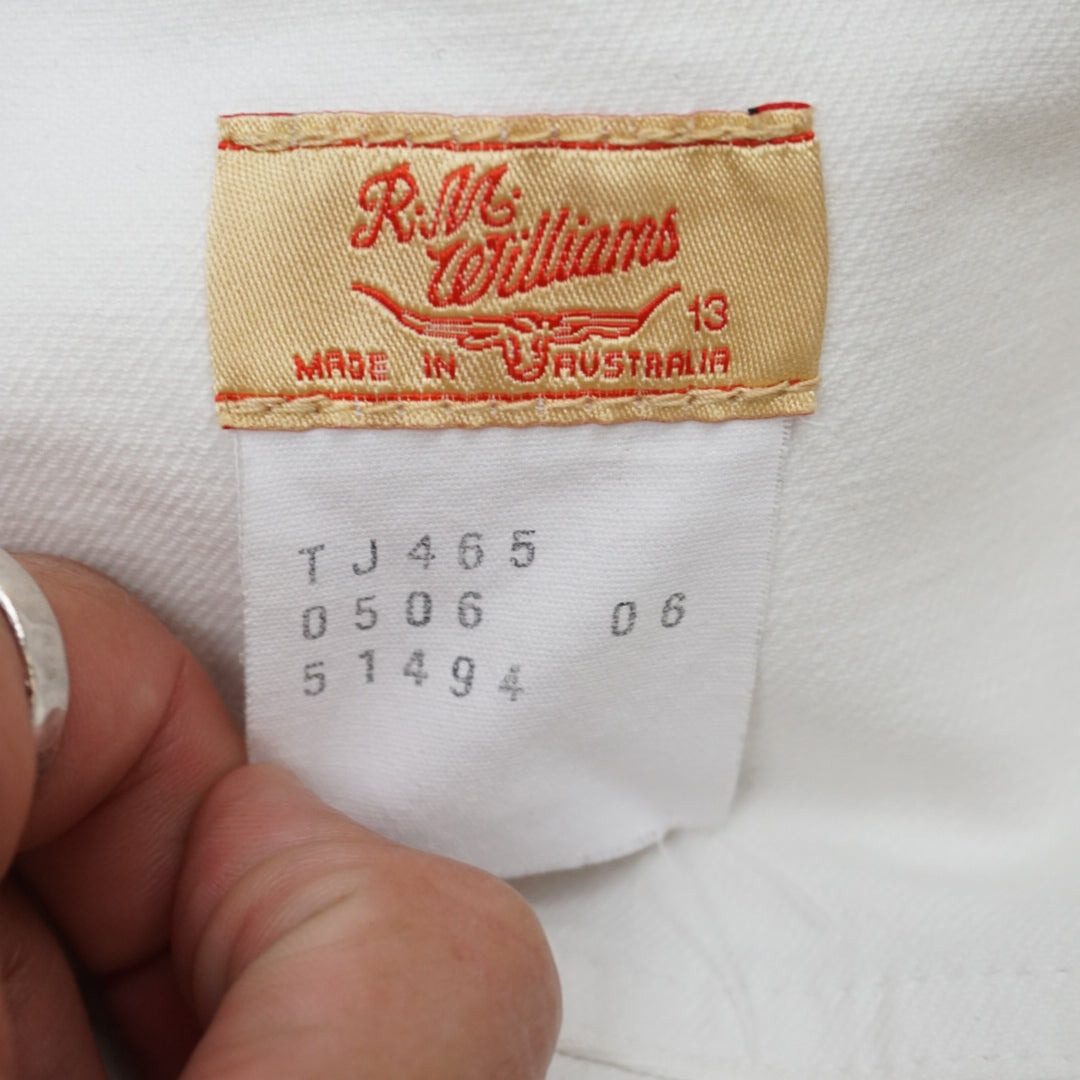RM White Western Jeans