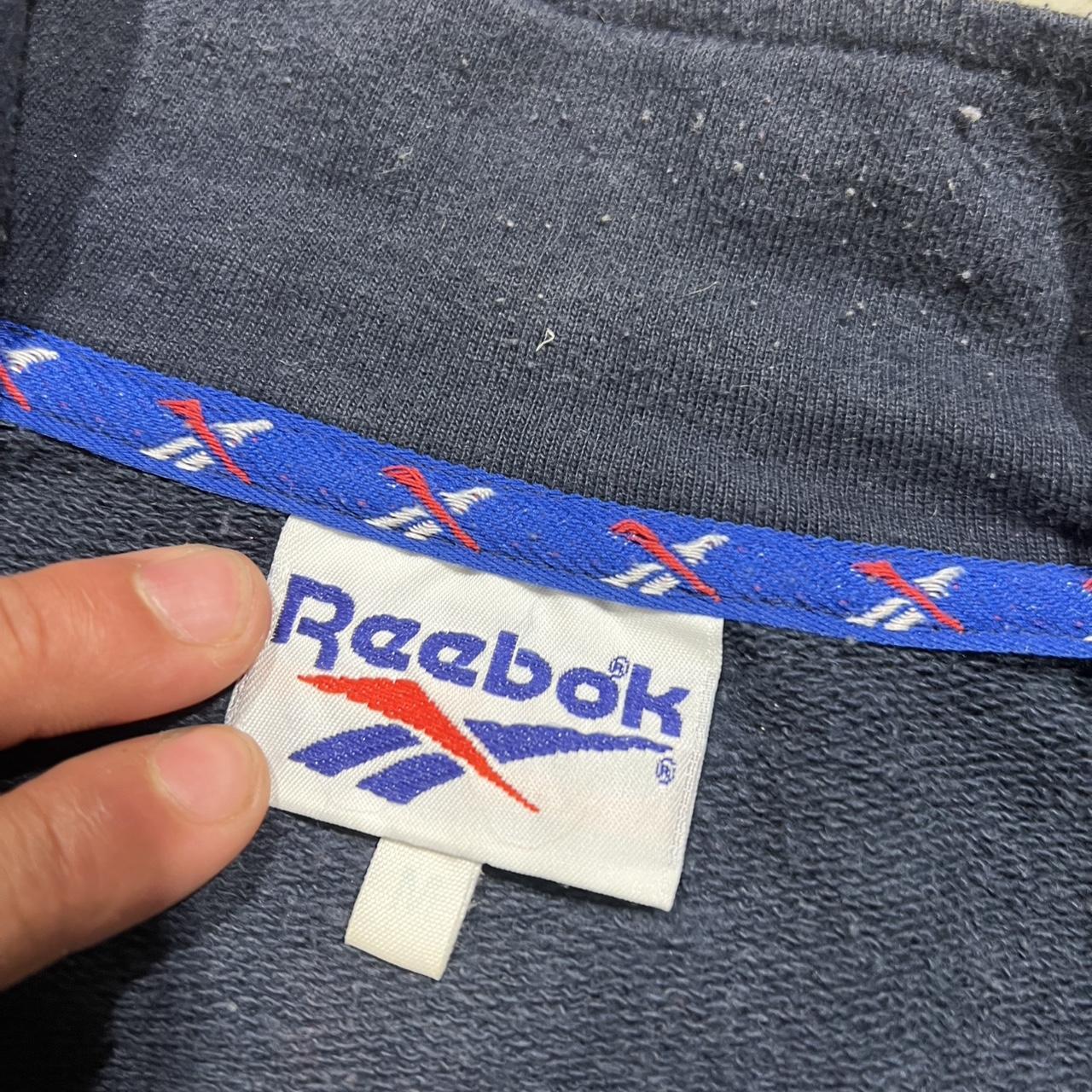 2000s Reebok Quarter Zip Sweater