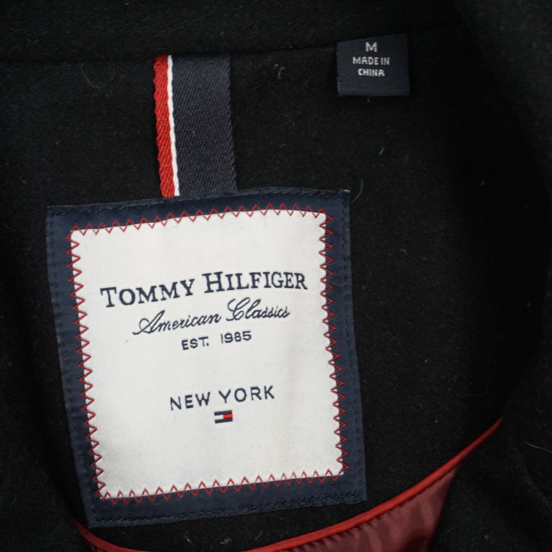 Tommy Hilfiger Wool Blend Double Breasted Coat Pea Coat