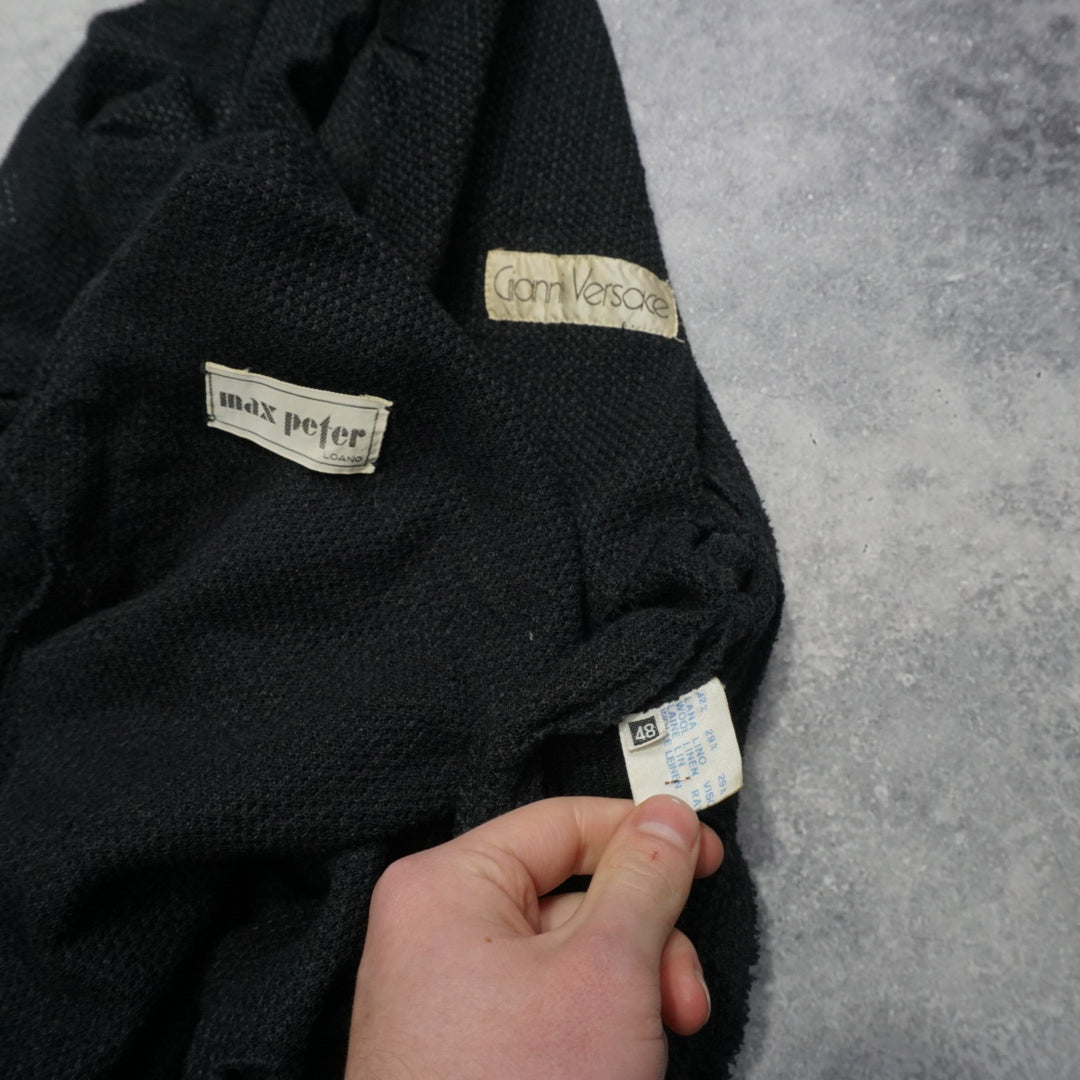 80s Gianni Versace Wool/Linen Blazer