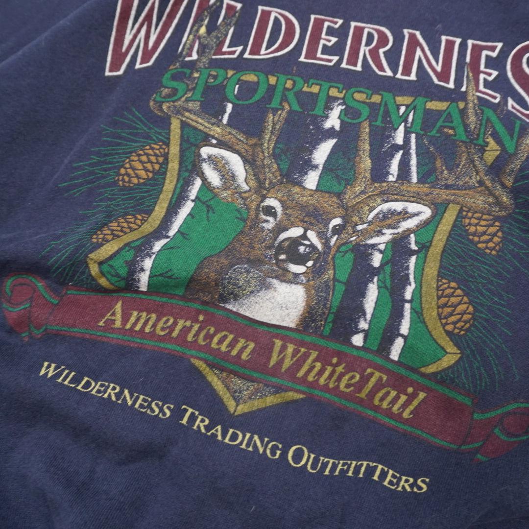 90s Wilderness Trading Outfitters Sportsman Graphic Sweater