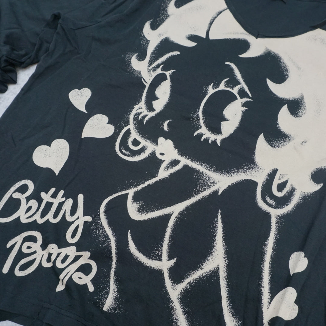 2000s Betty Boop Graphic Top Long Sleeve