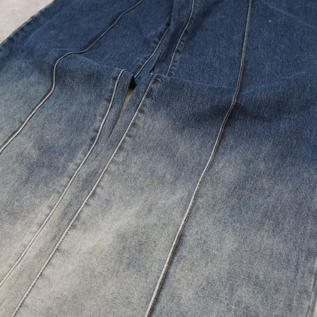 Cue Wide Leg Distressed Jeans