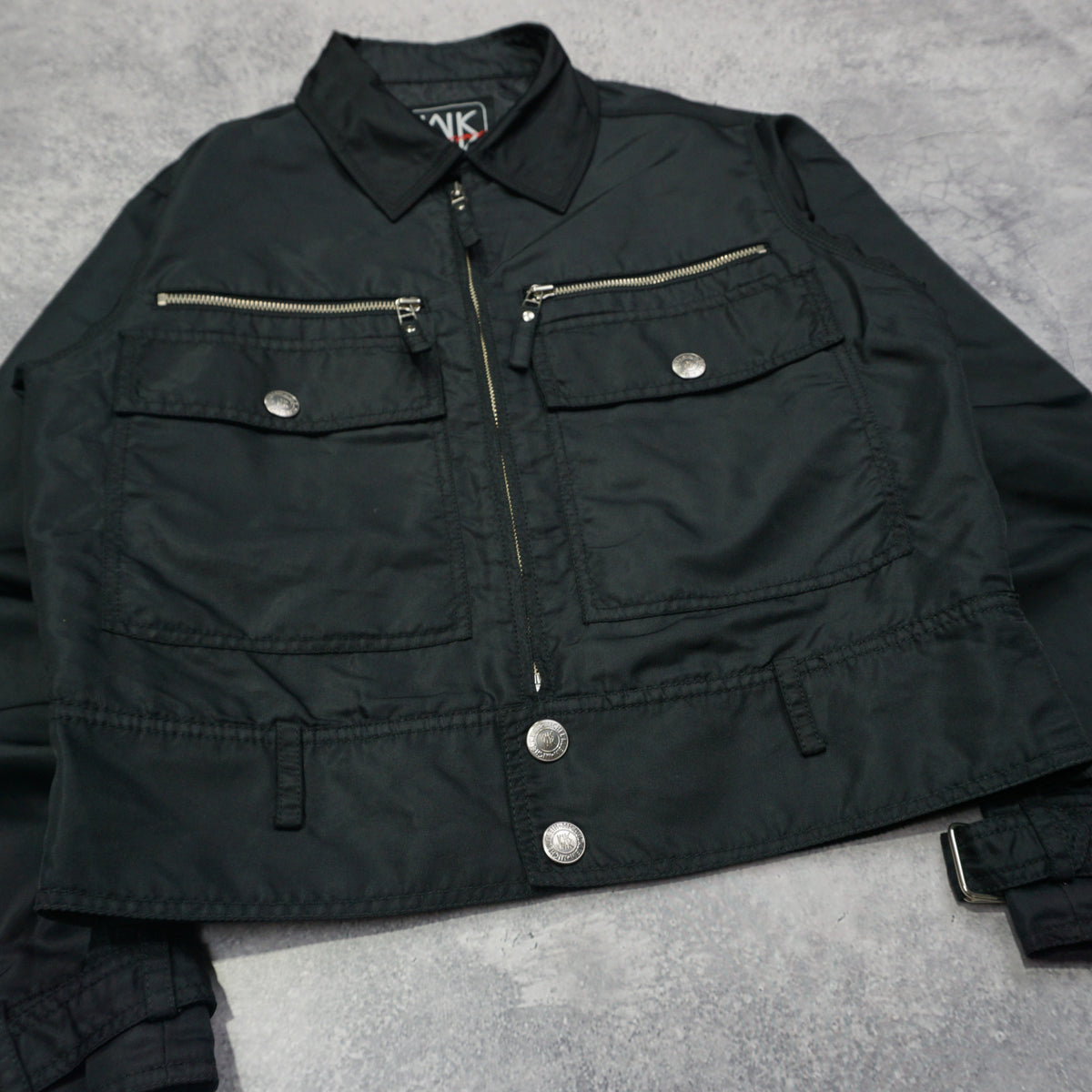 2000s Michel Klein Cropped Utility Jacket
