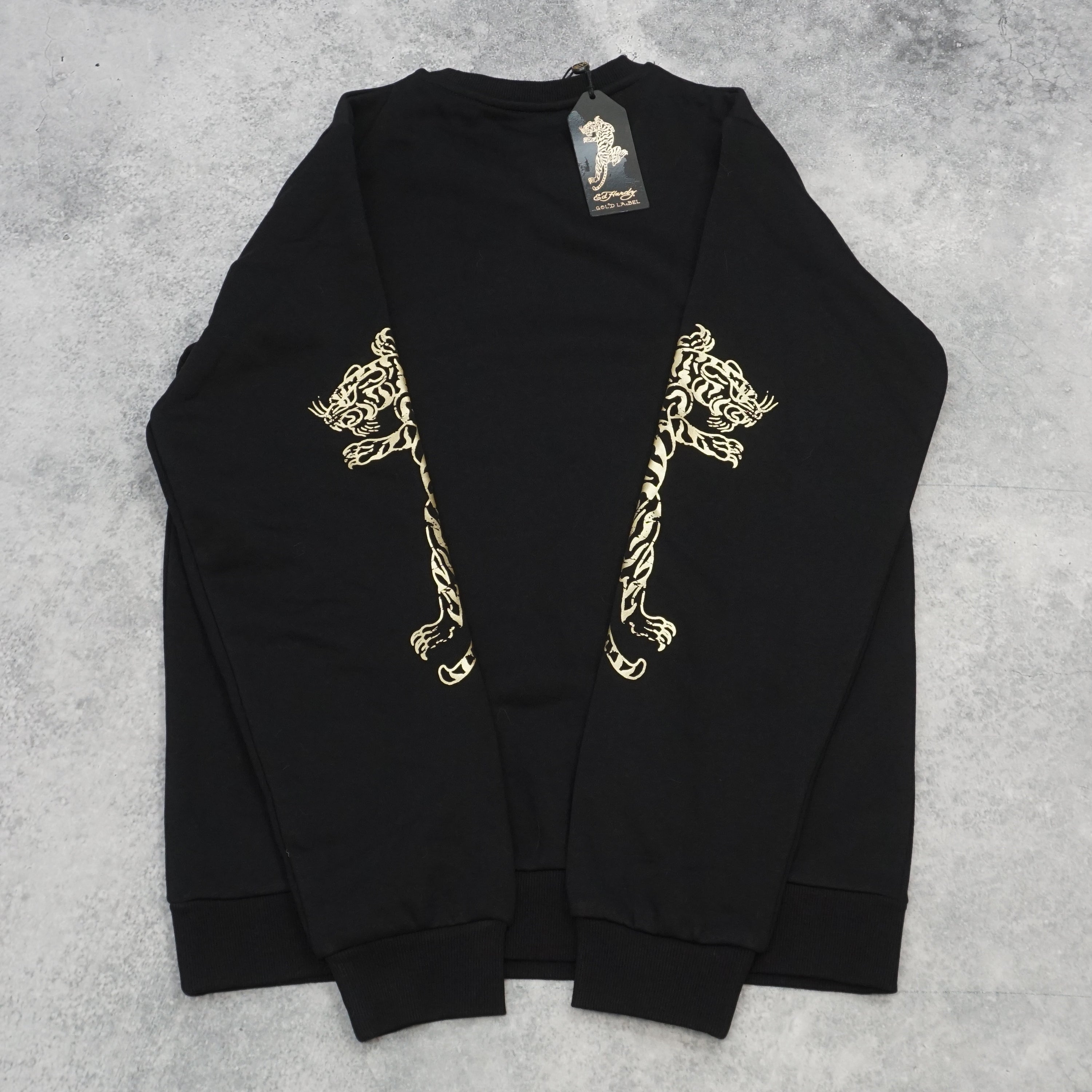 Ed Hardy Gold Tiger Sweater