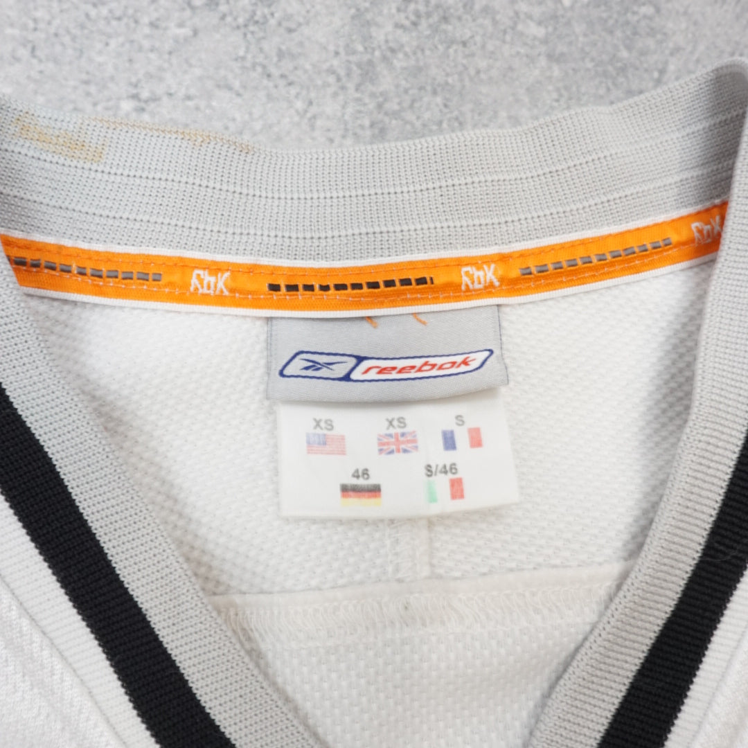 2000s Reebok Embroidered Short Sleeve Zip Up Jersey