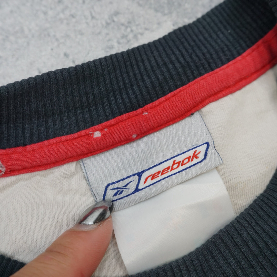 2000s Reebok Spellout Embroidered Crewneck Sweatshirt