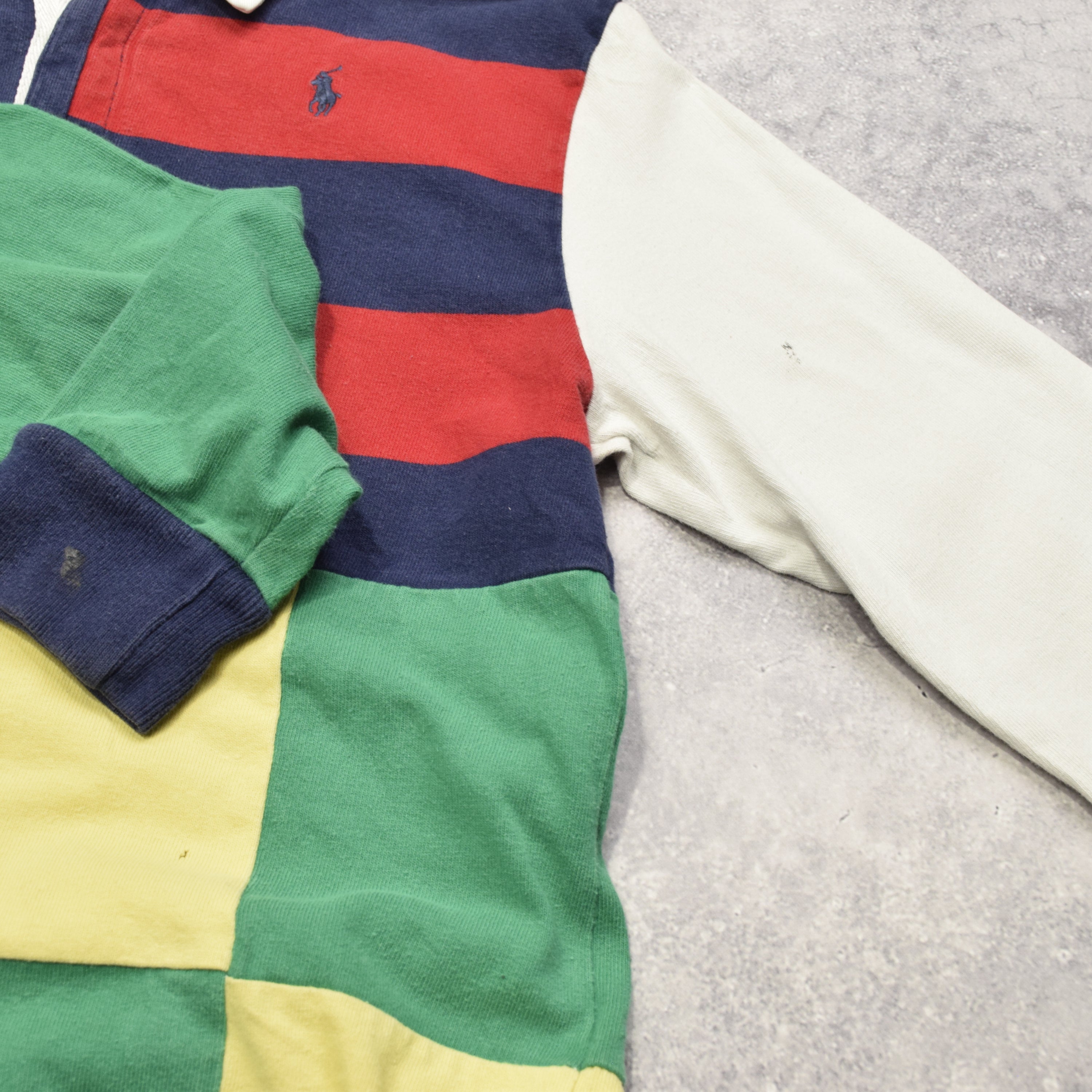 2000s Polo Ralph Lauren Color Blocked Polo