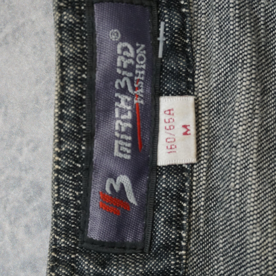 2000s Mirch Bird Embroidered Zip Up Denim Jacket