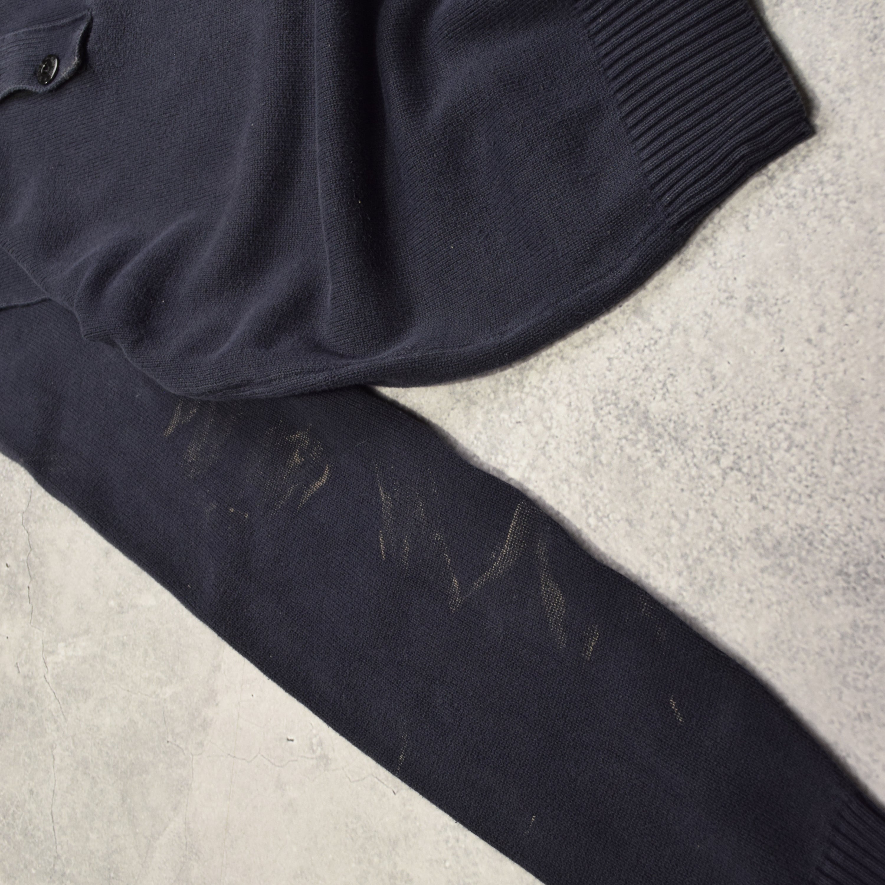 2000s Stone Island Quarter Zip Knit Sweater