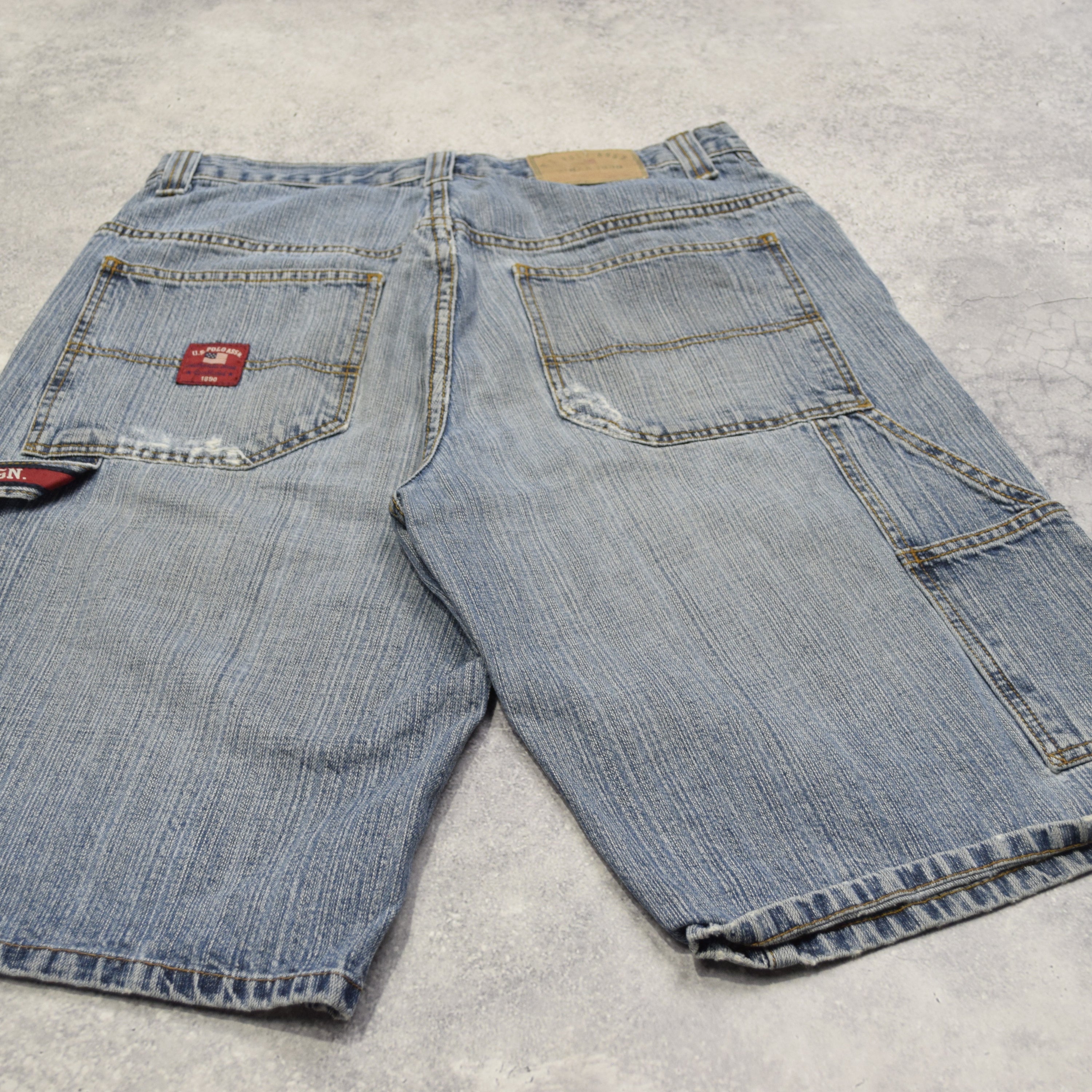 2000s Polo Assn Denim Utility Cargo Shorts