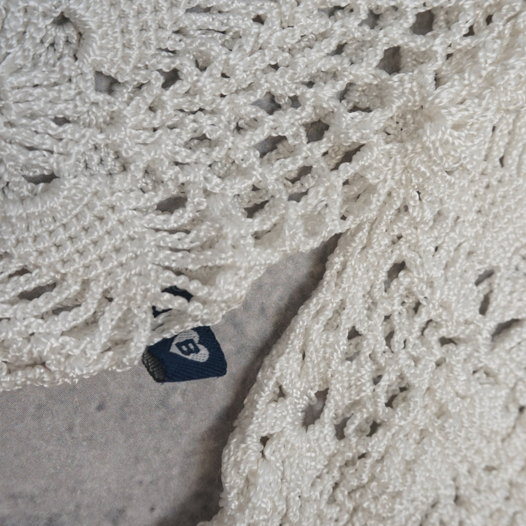 Billabong Crochet Cropped Knit Sweater