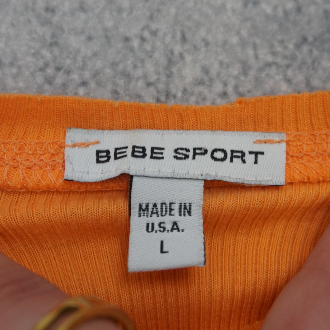 2000s Bebe Sport Rhinestone Top