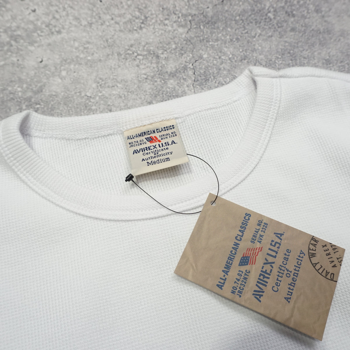 Avirex Daily Wear Waffle Knit T-Shirt