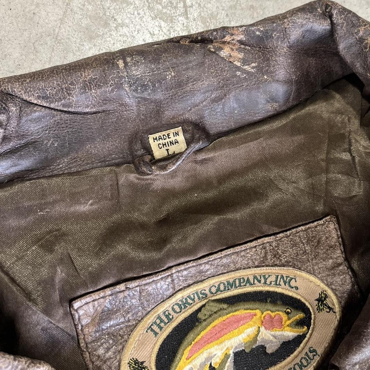 90s Aviator Leather Jacket