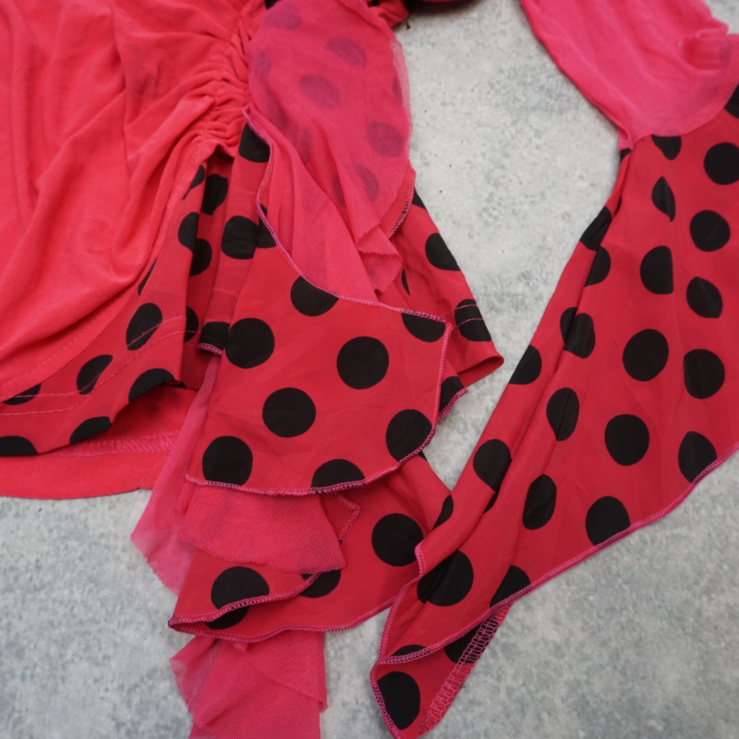 2000s Polka Dot Top