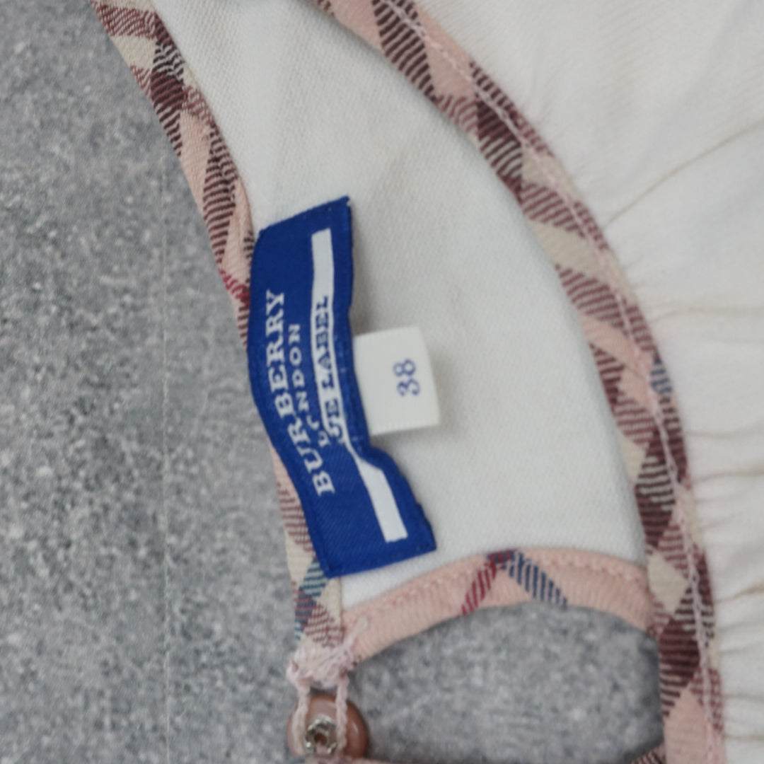 2000s Burberry London Nova Check Trim Top