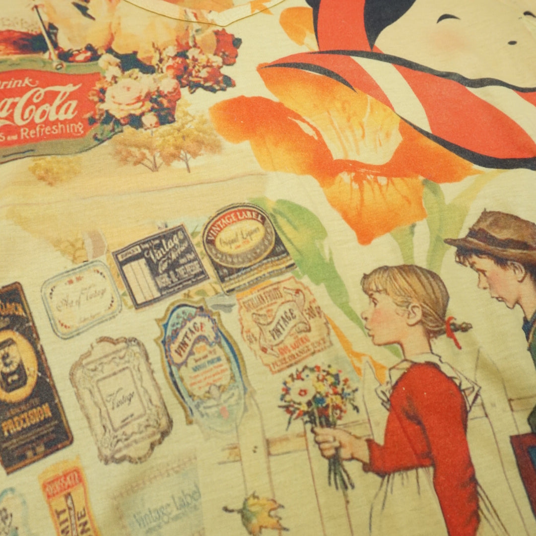 2000s Coca Cola Vintage Graphic T-Shirt Top
