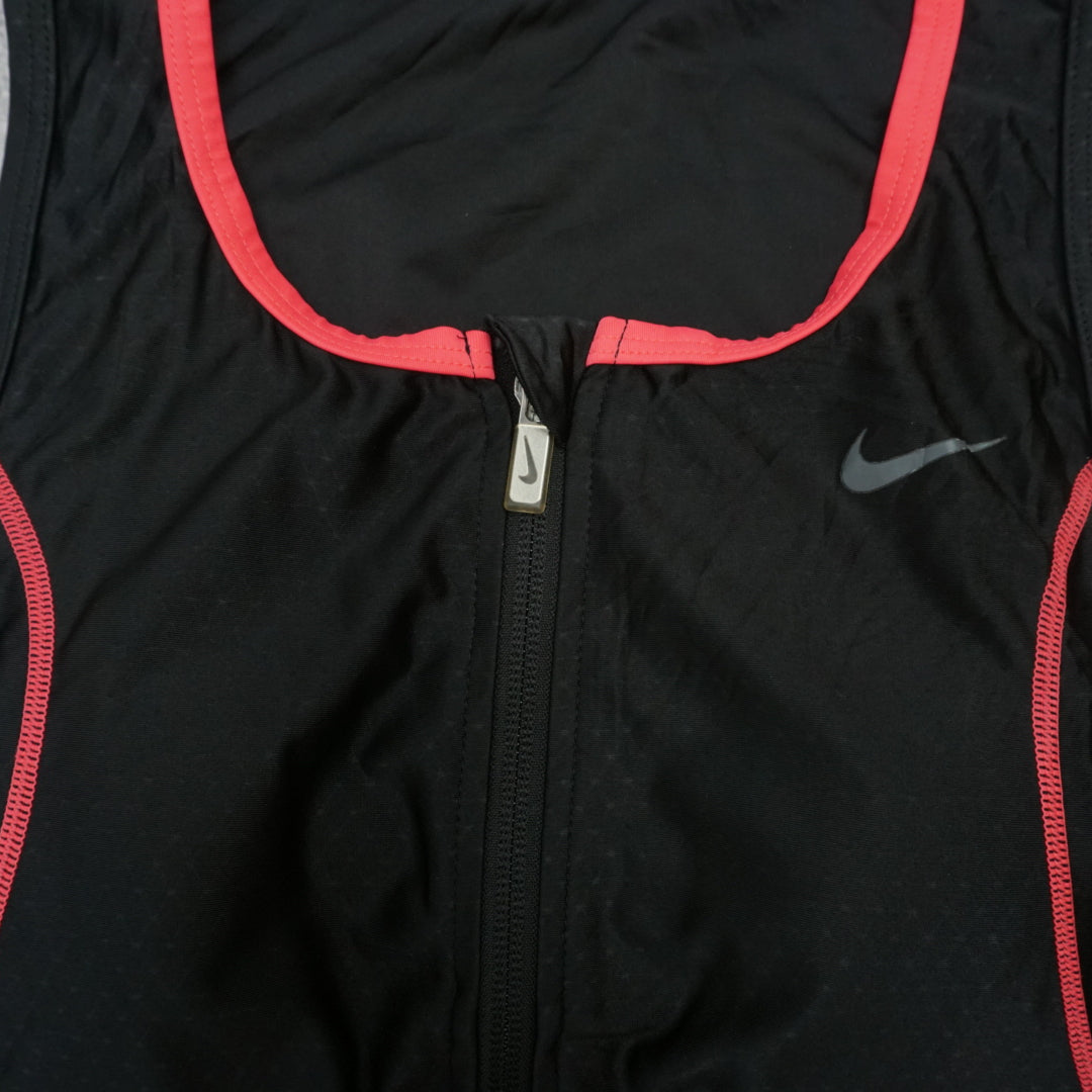Nike Performance Zip Tank Top Swim Top