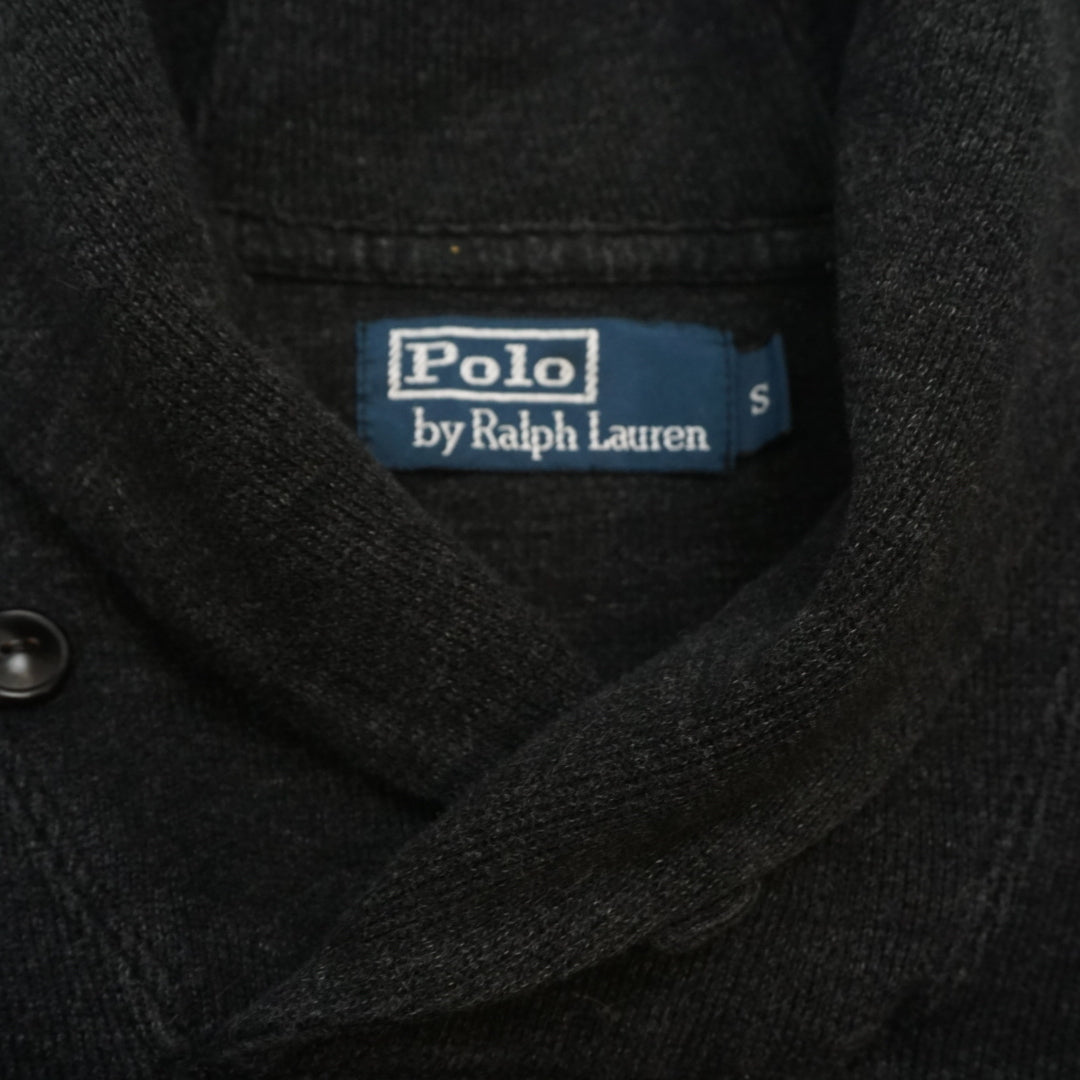 Polo Shawl Collar Sweater Knit