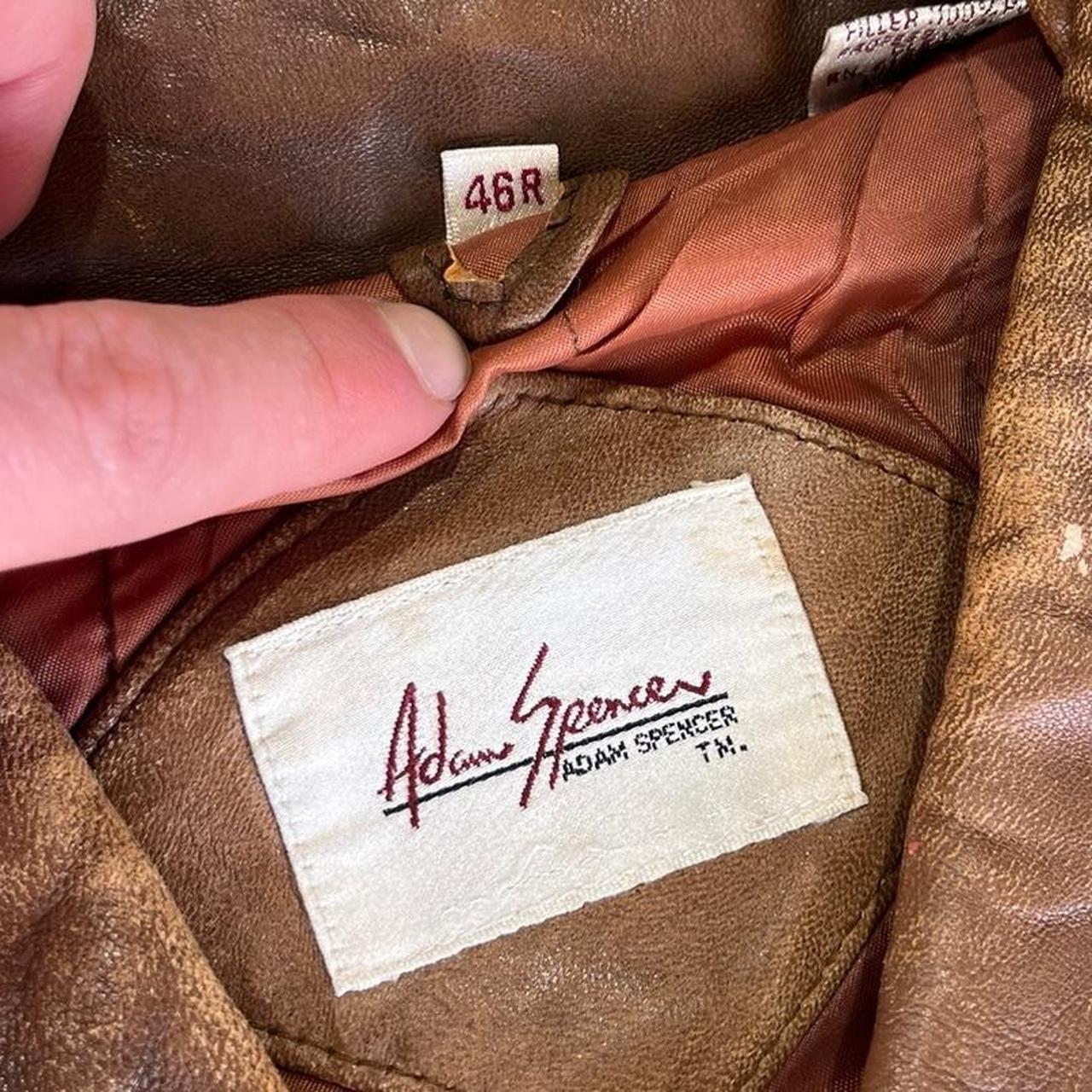 2000s Adam Spencer Leather Jacket