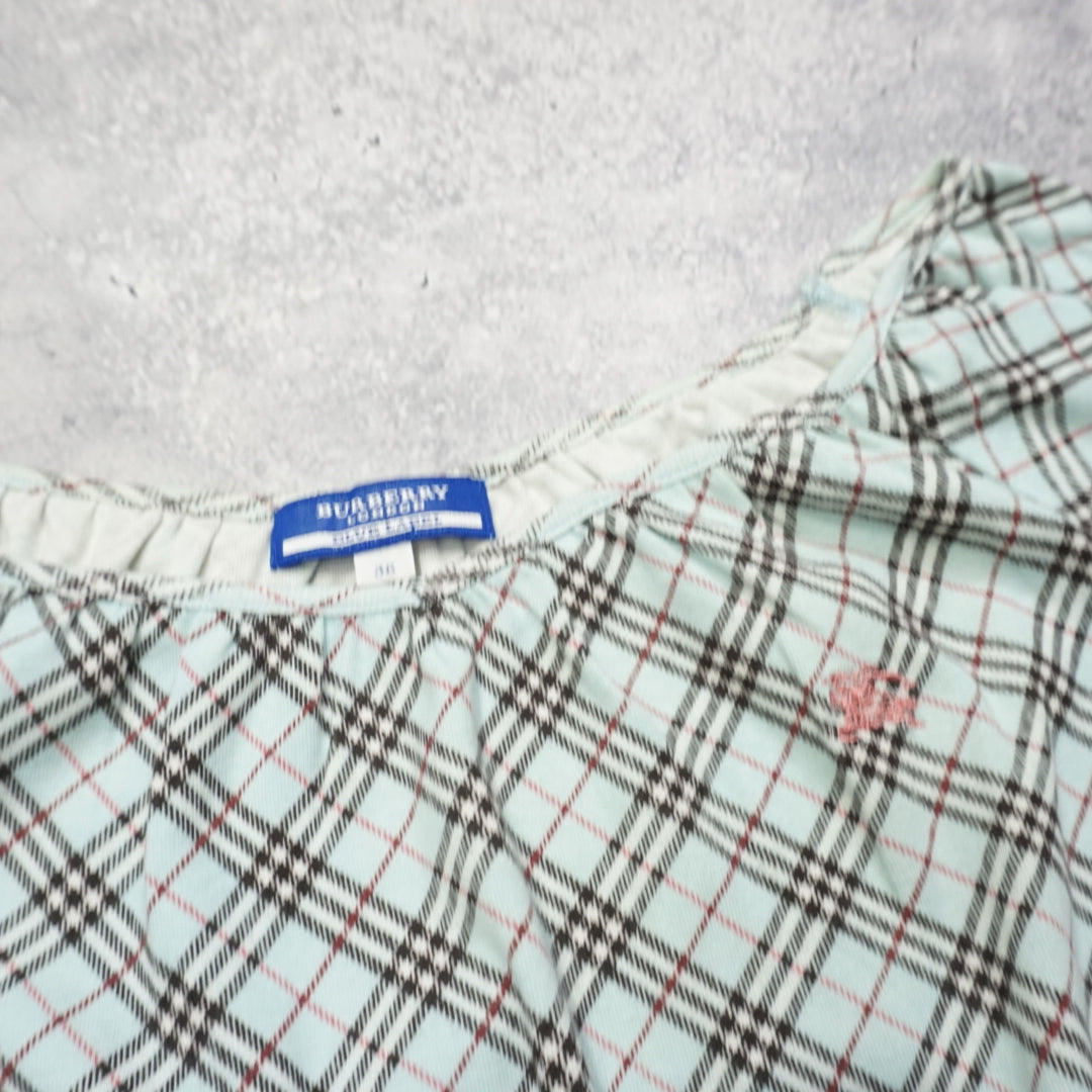 2000s Blueberry Nova Check Top