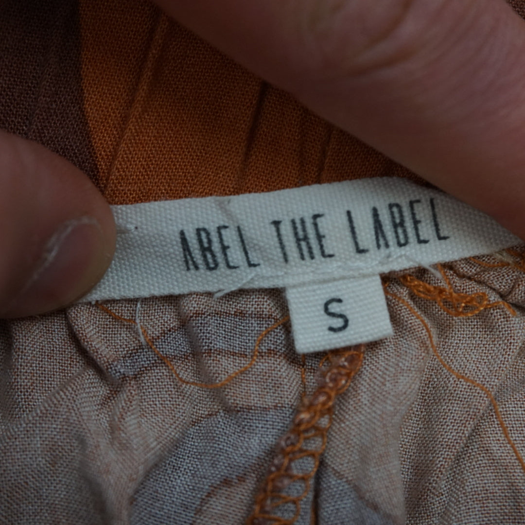 Abel The Label Wide Leg Printed Pants