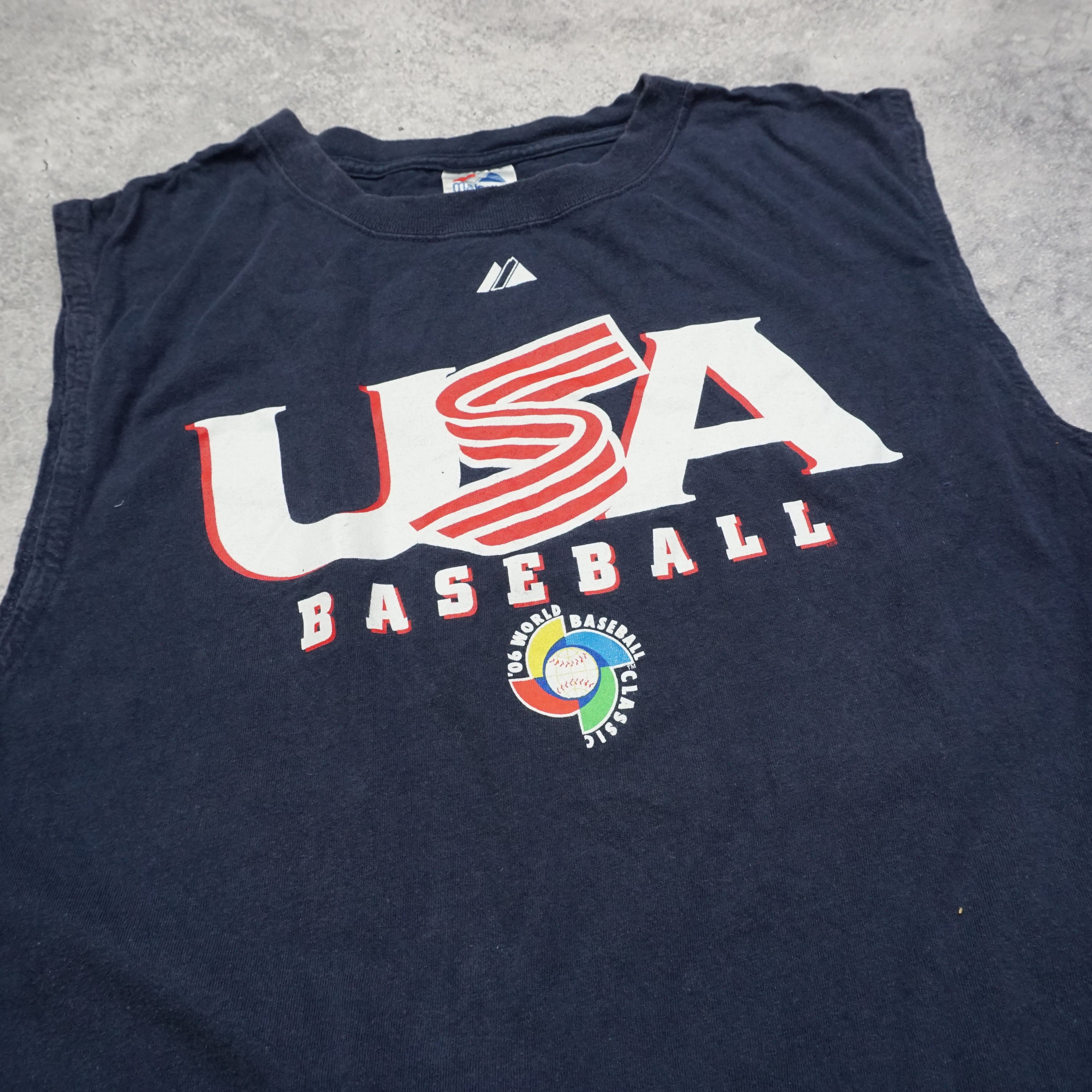 2000s Majestic USA Baseball Tank Top