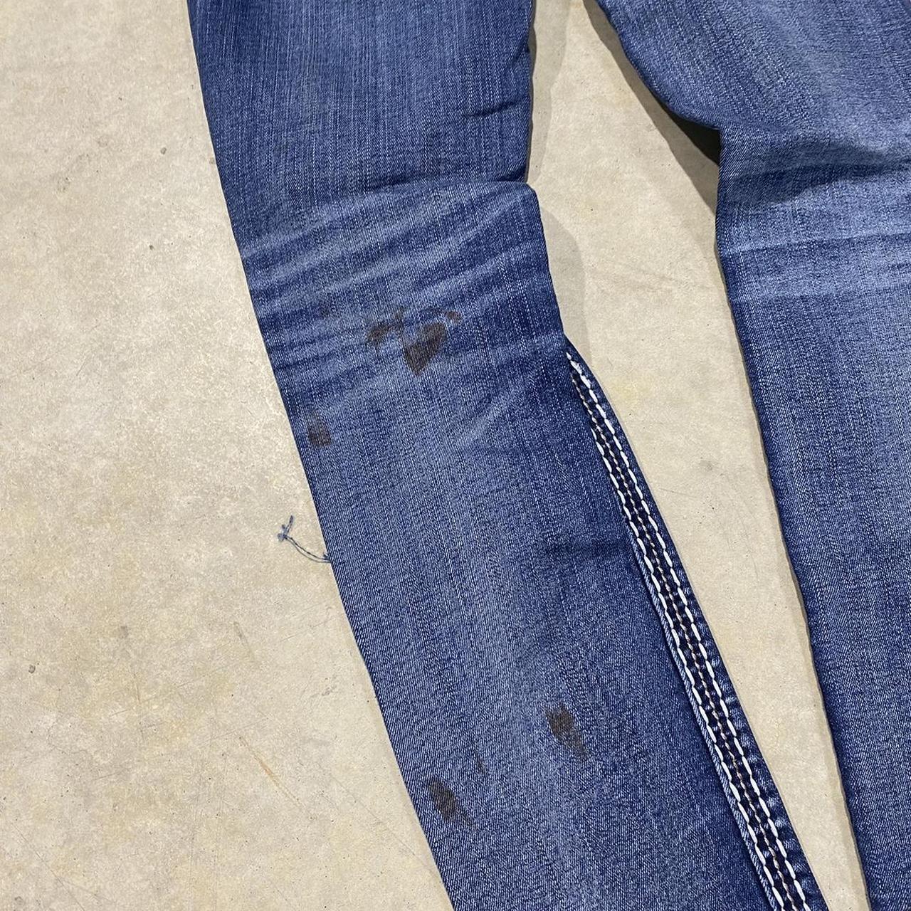 2000s Rock Revival Embroidered Jeans