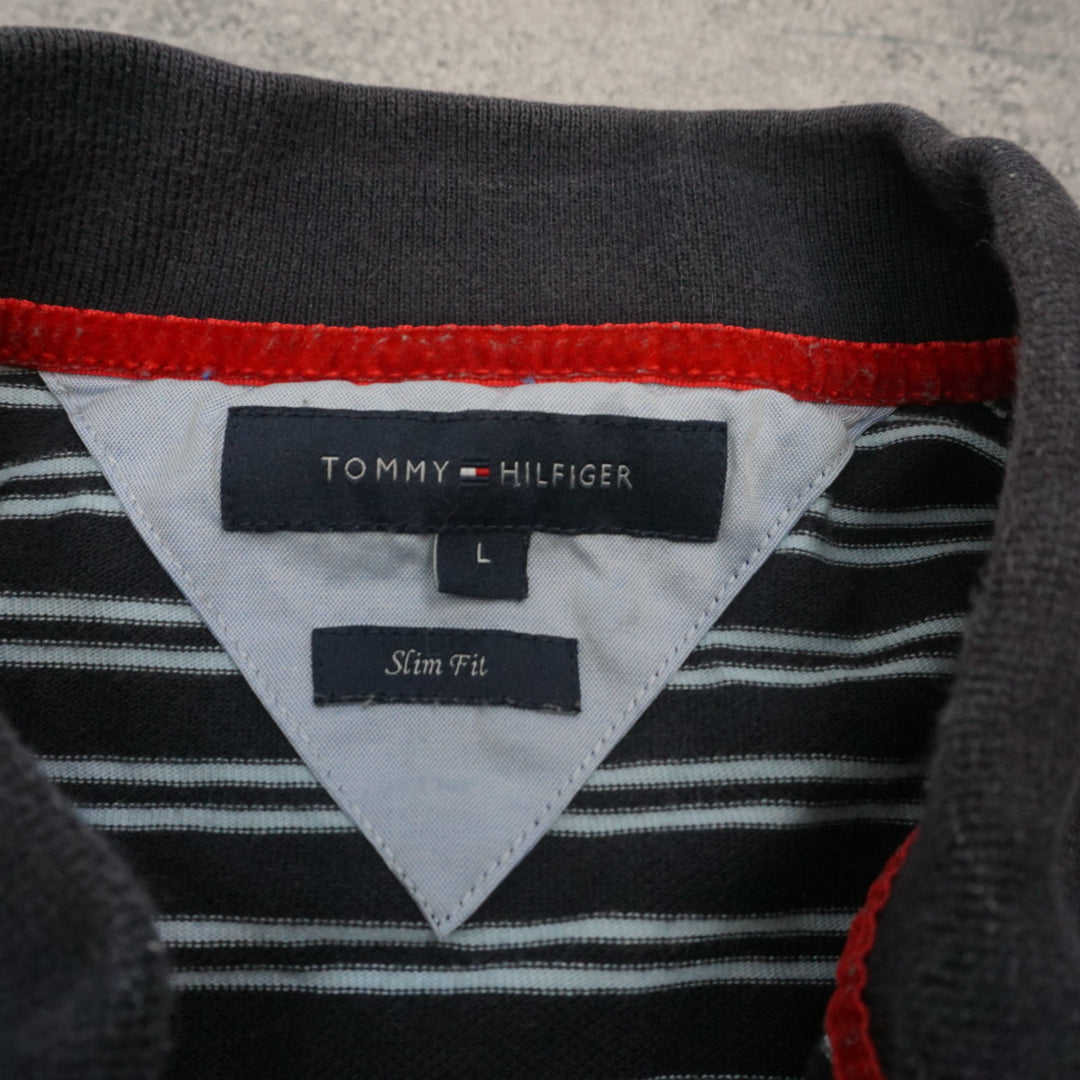 Tommy Hilfiger Slim Fit Striped Polo