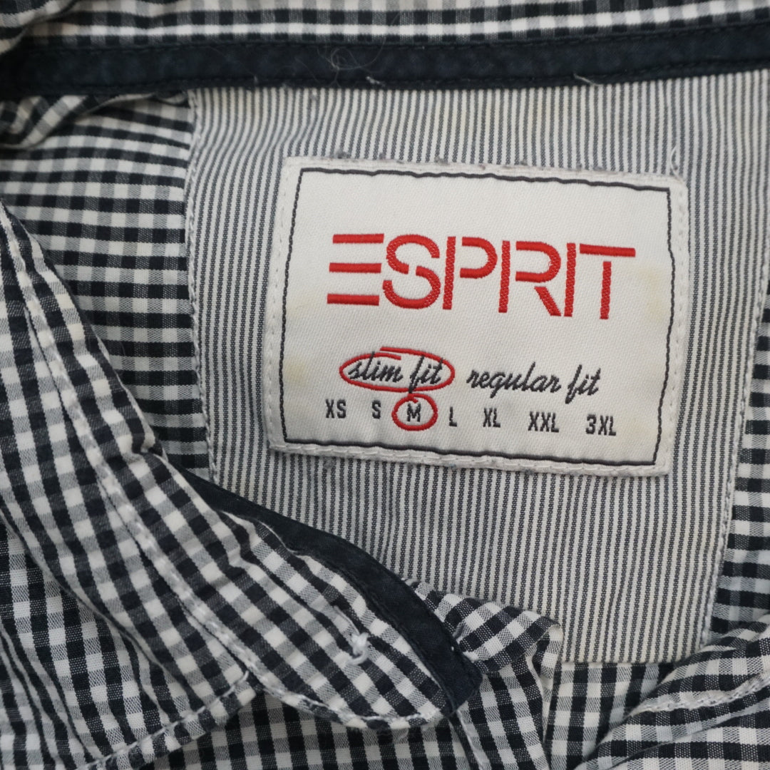 Espirit Slim Fit Gingham Button Up