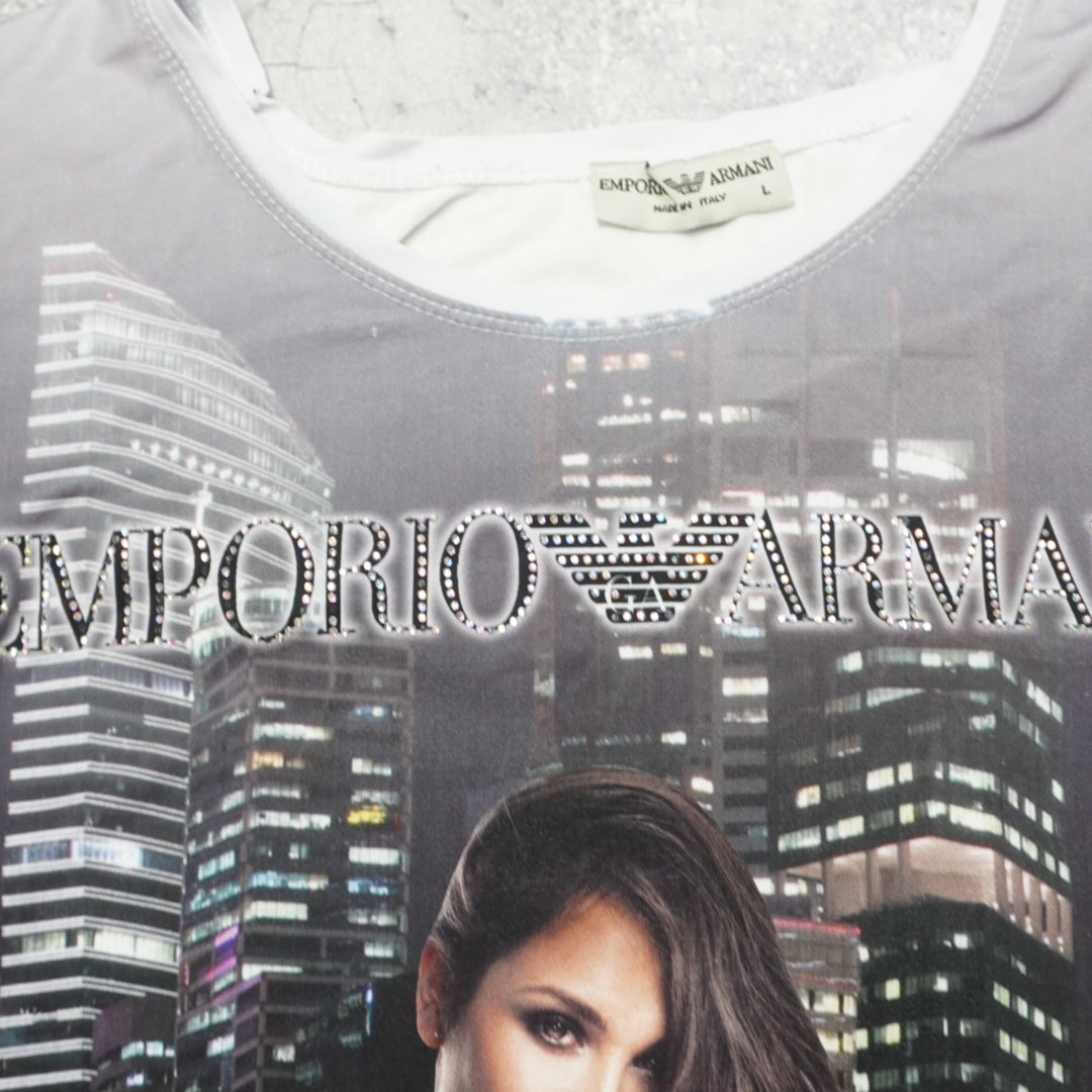2000s Emporio Armani Graphic Printed T-Shirt