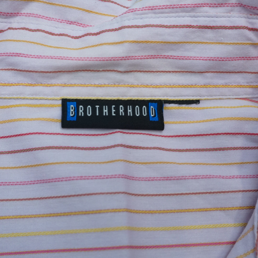 2000s Brotherhood Striped Shirt