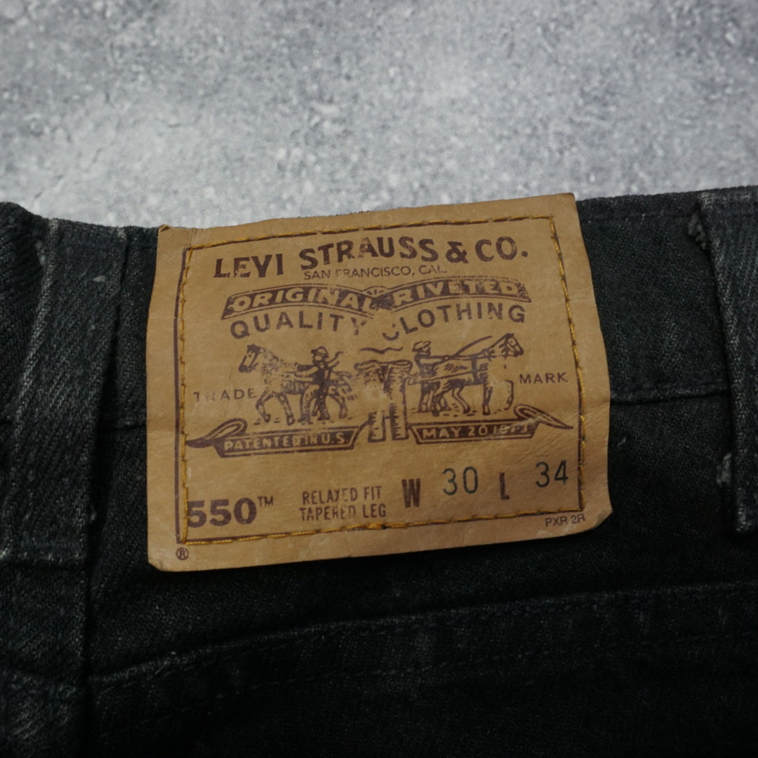 2000s Levi Strauss & Co. 550 Relaxed Fit Tapered Jeans